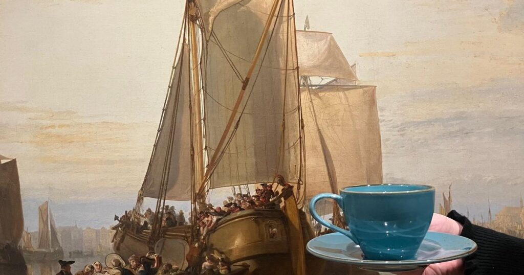 Koffiepraatjes in het Dordrechts Museum in Dordrecht